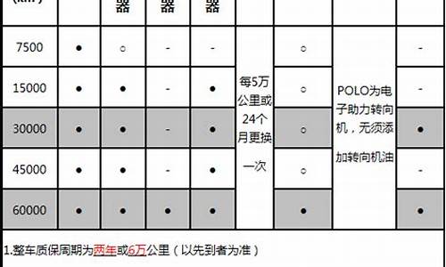 polo汽车保养项目_polo日常保养